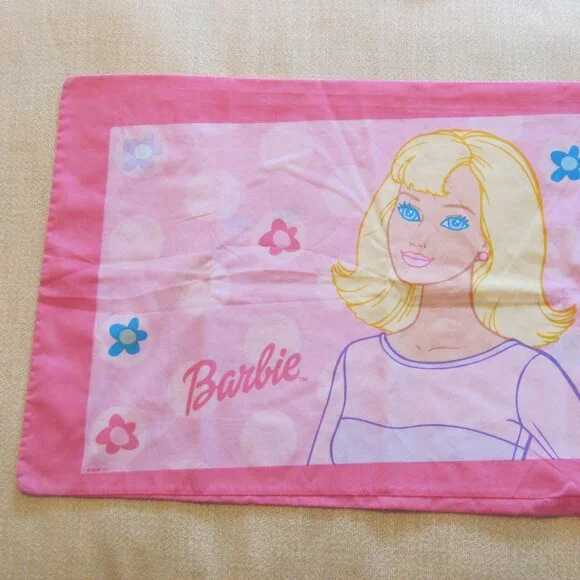 2000 Vintage Barbie Sweet Dreams Bedding TWIN size bedsheets - Picture 2 of 10